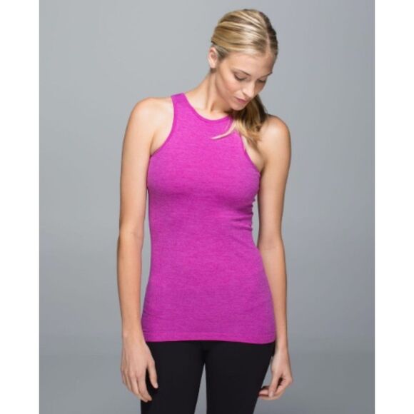 lululemon athletica Tops - lululemon athletica Pink/Purple Racerback Tank Top